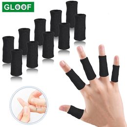 Other Golf Products 10Pcs Comfortable Finger Brace Splint Sleeve Thumb Support Protector Elastic Breathable Stabilisers for 230922