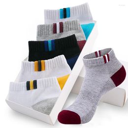 Men's Socks 12PCS 6Pairs High Quality Men Cotton Short Sock Deodorant Male Mesh Breathable Summer Dress Sokken Classic Plussize38-48