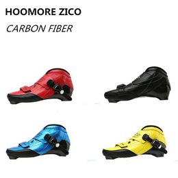 Inline Roller Skates Carbon Fibre Speed Boot 2 Layers Carbon Fibre Skate Shoes Skating 30 48 Max Foot Length 30cm 230922