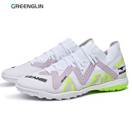 Safety Shoes 2023 Men Football TFFG High Quality Soccer Boots GreenglinX28 Male Teenagers Adult Cleats Grass Training Match Sneakers 230922