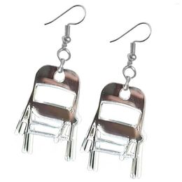 Dangle Earrings Folding Chair Creative Fashion Acrylic Weird For Valentine's Day Anniversaries Ly