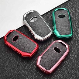 SOFT TPU Car Cover case Shell Pocket For KIA Sportage Ceed Sorento Cerato Forte 2018 2019 Smart Key Case Accessories304c