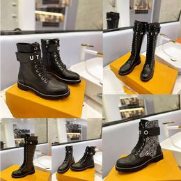 Designer Boots Ankle Boots Martin Short Boots Stretch High Heel Sneakers Autumn and Winter Women Shoes Motorcycle Cycling Women Martin 35-41