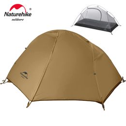 Tents and Shelters Cycling Tent 1 Person Ultralight Backpacking Double Layer Fishing Beach Outdoor Travel Hiking Camping 230922