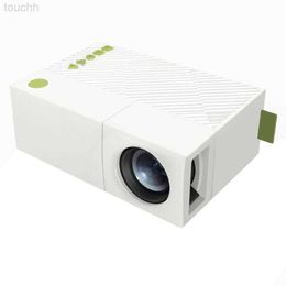 Projectors YG310 LCD LED Projector High Resolution LED Projection 400-600Lum 1080P Audio AV Micro SD Card Slot Mini Projector L230921 L230923