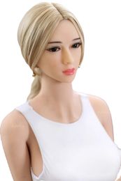 New High Quality Real Silicone Beauty Items Dolls with Skeleton New Japanese Realistic Big Breast Vagina Adult Love Doll Head for Male Masturbation