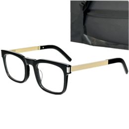 Fashion hot Men model star concise square frame 58l1 51-23-145 perfect plank metal eyeglasses for prescription glasses goggles fullset case