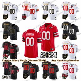 Ohio State Buckeyes Football Jersey NCAA College Kyle McCord Justin Fields Chip Trayanum Marvin Harrison Jr. Cade Stover Steele Chambers Devin Brown Henderson