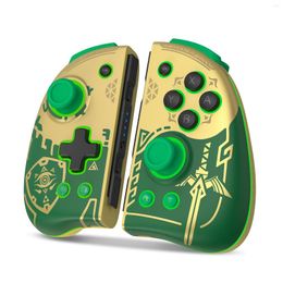 Game Controllers IINE Golden-Green Neptune Joypad ALPS Stick Mechanics Button Compatible Swtich/OLED