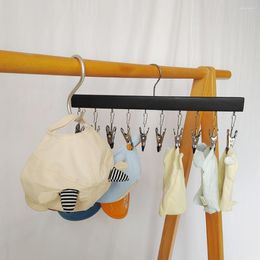 Hangers Reusable Useful 10 Hooks Scarf Hat Pants Storage Holder Anti-rust Rack Smooth Edge Dorm Supplies