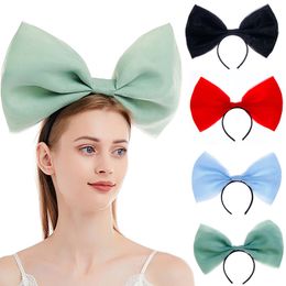 Halloween Hair Bow Headbands Huge Bow Hair Loop Hair Accessories Bows Headwear Hair band for Party Cosplay Costume Gifts