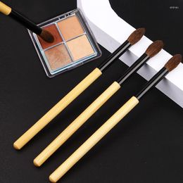 Makeup Brushes 1pc Horse Hair Crease Blending Brush Eyeshadow Cosmetic Kit Wooden Handle Eye Blender