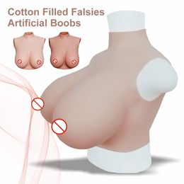 Breast Form Huge Realistic Shemale Fake Boobs False Forms Crossdressers Silicone Tits For Drags Mastectomy Transgender 230921