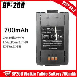 Walkie Talkie BP-200 Walkie Talkie Battery 700mAh IC-A5 IC-A23 IC-T8 IC-T8A IC-T81 Two Way Radios Extra Battery HKD230922