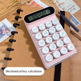 Calculators Calculators Mechanical Keyboard for Women High-value Office Finance Accounting Dedicated Cute and Stylish Student Calculator 230922