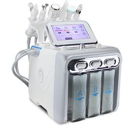 Face Care Devices 6 in1 H2-O2 Hydro Dermabrasion RF Bio-lifting Spa Hydro Microdermabrasion Machine 230921
