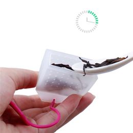 1PCS Selling Bag Style Silicone Tea Strainer Herbal Spice Infuser Philtre Diffuser Kitchen Coffee Tea Tools236V