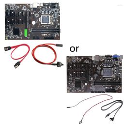 Motherboards Computer Motherboard B250 BTC 12P 12x PCI-E Graphics Slot LGA For Intel 1151 DDR4 16GB SATA3.0 Rj45 VGA Miner