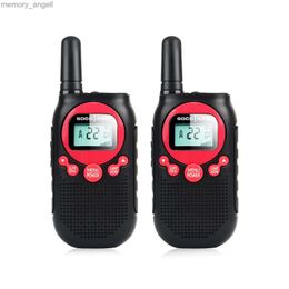 Walkie Talkie 2Pcs Rechargeable Walkie Talkies for Adults Long Range 5 Miles 22CH VOX Flashlight LCD Two Way Radio for Family Road Trip HKD230922