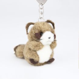 Plush Keychains Cute Plush Mini Raccoon Stuffed Animal Soft Keychain for Kids Bag Purse Backpack Handbag 230922