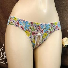 Underpants Men Women Open Crotch Underwear Sexy Sissy Panties Gay Lace Bikini Briefs Crotchless Jockstrap Sex Lovers Knickers