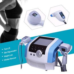 High Focused Ultrasound 360 Cellulite Blasting Figure Contouring Eye Bag Removal RF Wrinkle Remove Facial Lifting Portable 2 Handles Device