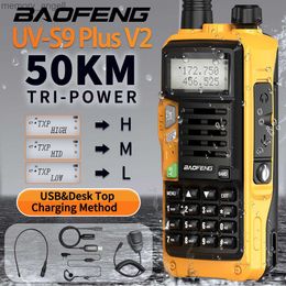 Walkie Talkie BAOFENG UV-S9 Plus V2 High Power Handheld Transceiver Dual Band with16KM Long Range Walkie Talkie UV-5R Two Way Radio HKD230922