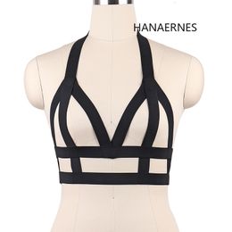 Suspenders HANAERNES Party Favor Punk Clothes Women Lingerie Party Dance Pastel Goth Bustier Crop Top 230921