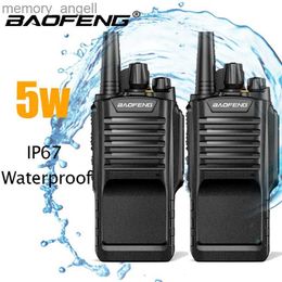 Walkie Talkie 2PCS BAOFENG BF-9700 IP67 Waterproof 8W 2800MAH High Power Walkie Talkie UHF Amateur Radio UV-9R HF Radio Transceiver Hunting HKD230922