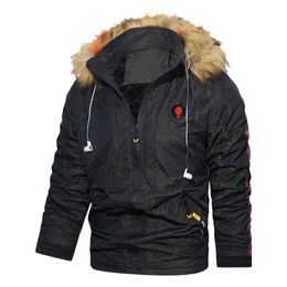 Mens Down Parkas Men Hooded Winter Coats Casual Jackets With Headphones Warm Fashion Male Outdoor Windproof 230922