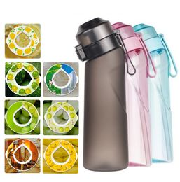 650ml Water Cup Air Flavoured Sports Water Bottles Suitable For Outdoor Sports Fitness Fashion Fruit Flavour Ring Fruit-Taste Rings T9I002459