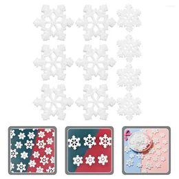 Storage Bottles 40 Pcs Snowflake Resin Accessories Cap Decorations Case DIY Plastic