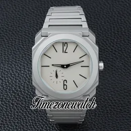New 42mm Octo Finisimmo 103011 Automatic Mechanical Mens Watch Grey Dial Titanium Steel Bracelet Limited Edition Watches TWBV Timezonewatch Z05H