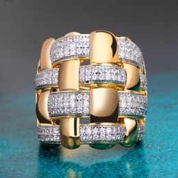 Wedding Rings Bride Talk Frosted Finger Ring Cross Line Cubic Zirconia Steel Emery Women Fashion Pretty Bridal Jewelry Accessories 230921