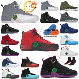 Jumpman 12 shoes 12s Black Taxi Playoffs Stealth Royalty Reverse Flu Game Hyper Royal Twist University Gold The Master men trainers sports sneakers Outdoor