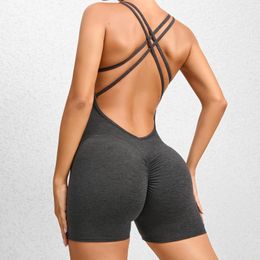 Active Shorts 2023 Padded Wear Gym Yoga Sets Women Fitness Clothing Workout Female Sports Outfit Suits Exercise Jumpsuit