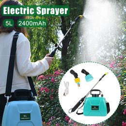 Watering Equipments Automatic With Spray Gun USB Rechargeable Agricultural Equipment Watering Can Electric Sprayer Garden Plant 230920