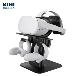 VRAR Accessorise KIWI design Upgraded VR Stand Headset Display And Controller Holder Mount Station For Oculus Quest 2HTC Vive Stand 230922