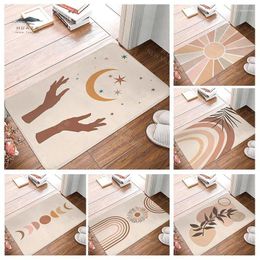 Carpets Geometry Rug Abstract Modern Living Room Non-slip Floor Mat Shower Bedroom Kitchen Entrance Doormat Home Decoration Supplies