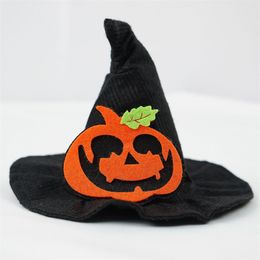 New Amazon Halloween Pet Hat Witch Hat Pumpkin Funny Dog Halloween Hat Pet Party Supplies