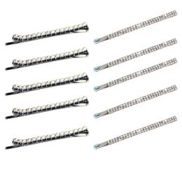 10pcs Hairpins Rhinestone Attractive Bobby Pins Hair Clips for Girls Fashion Crystal Wedding Hair Accessories for Women Lady2808