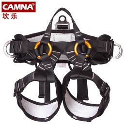 Climbing Harnesses CAMNA Outdoor professional tree safety belt team seat belt simple fast belt high altitude climbing protection mountaineering 230921