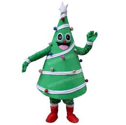 Halloween christmas tree Mascot Costume Adult Size Cartoon Anime theme character Carnival Unisex Dress Christmas Fancy Performance Party Dress