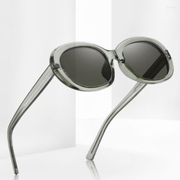 Sunglasses 2023 Oval INS Style Sweet Cool Girl Small Frame TR Pin Spring Mirror Leg Trending Product Shades UV400 Eyewea