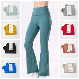 with high buttocks and raised buttocks elastic waistband and slim fit flared pants that fitness quick dry womens yoga pants woman designer sportswear