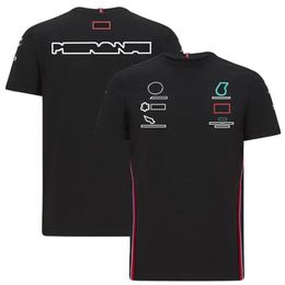 F1 Team Uniform Men's Fan Racing Suit Summer Casual Quick Dry T-Shirt Plus Size POLO Shirt Can Be Customized332e