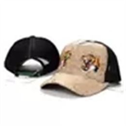 Design tiger animal hat embroidered snake men's brand men's and women's baseball cap adjustable golf sports Summerc243r