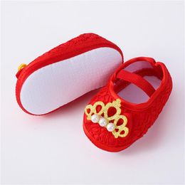 First Walkers Teal Baby Booties Shoes With Hair Band Fashion Soft Soled Toddler Versatile Dress Flower Light For Girl