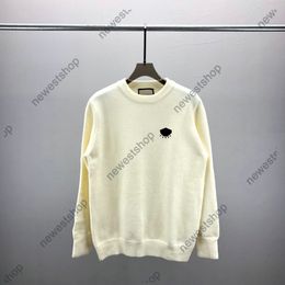 24SS designer autumn luxury mens sweater clothing pullover slim fit casual Collaborative Edition sweaters patchwork Male Double letter woollen woolly jumper