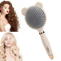 Bath Accessory Set Air Cushion Hair Brush Detangling For Women Long Portable Hairdressing Comb With Removable Handle To Clean Up Loss